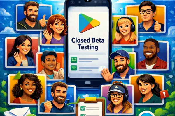 How to Get 12 Testers for Google Play in 2026 - Blog Thumbnail