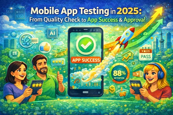 Mobile App Testing in 2025: From Quality Check to Survival Strategy - Blog Thumbnail