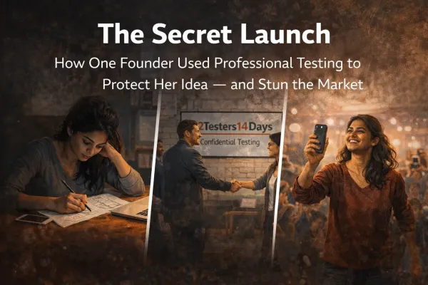 The Secret Launch: How One Founder Used Professional Testing to Protect Her Idea — and Stun the Market - Blog Thumbnail