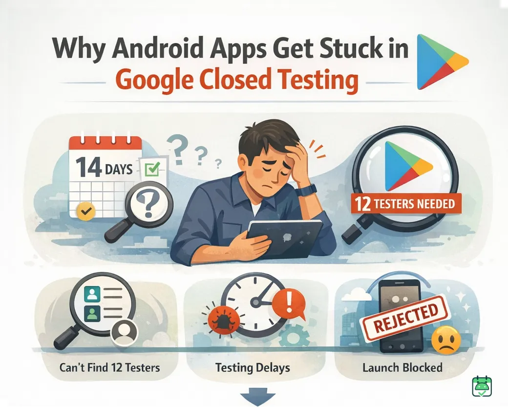 Why Android Apps Get Stuck in Google Play Closed Testing (and How to Fix It)